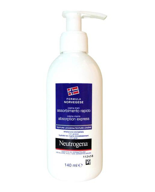 Crema de manos rápida absorción dosificador neutrogena