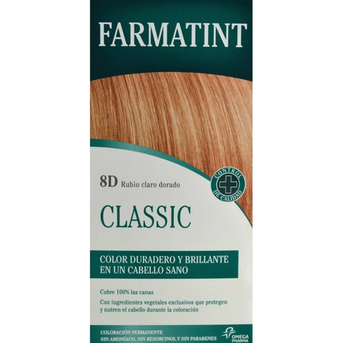 Farmatint classic tinte dorado 8d rubio claro dorado