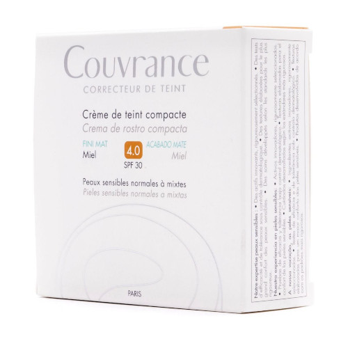 Avene cremas compactas acabado mate pieles mixtas y gasas miel