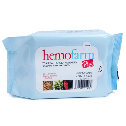 Hemofarm plus 40 toallitas
