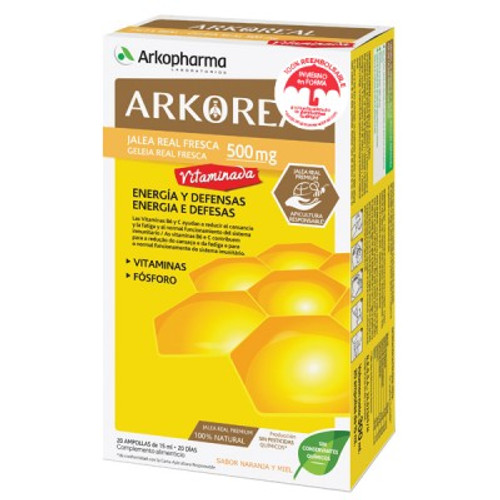 Arkoreal jalea real fresca vitaminada 20 unidosis