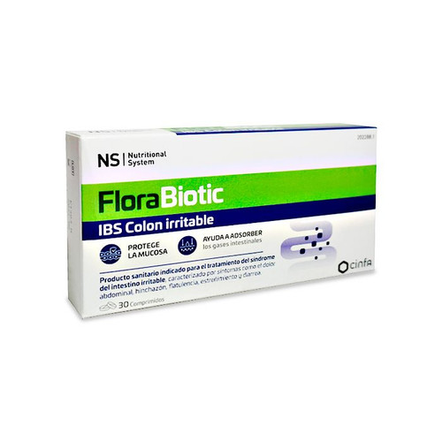N S FLORABIOTIC IBS COLON IRRITABLE 30 COMPRIMIDO