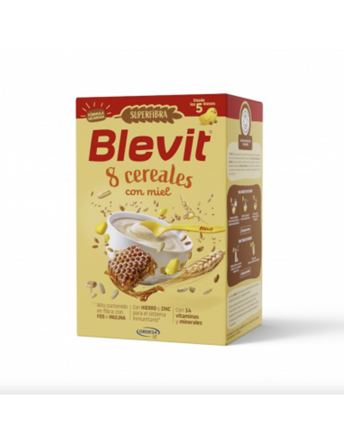 BLEVIT SUPER FIBRA 8 CEREALES CON MIEL 500 G