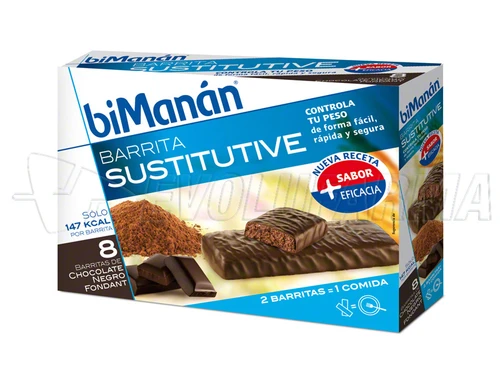 Bimanán barritas de chocolate fondant, 8 barritas
