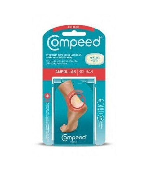 Compeed extrem ampollas medianas hidrocólico 5 UDS