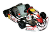 Sample of Graphic Package Assembled on the kart