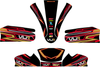 P/N VLS6017: VLR Sapphire Bodywork Graphic Package for MK20, Red