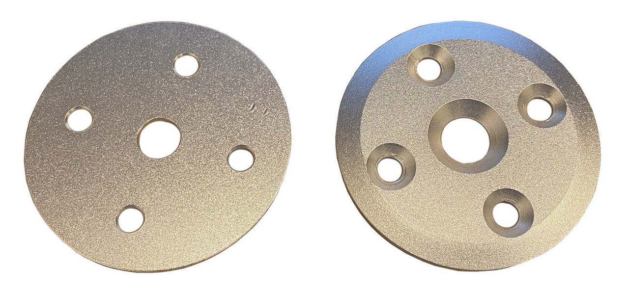 P/N STZ0165: Aluminum 5 Hole Seat Washer Kit, Silver - RLV