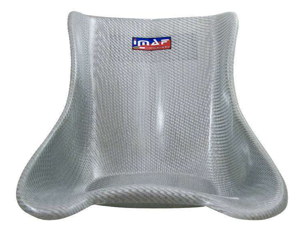 IMAF Racing Seat, F12 Silver, Flat Bottom, D4 Medium Flex