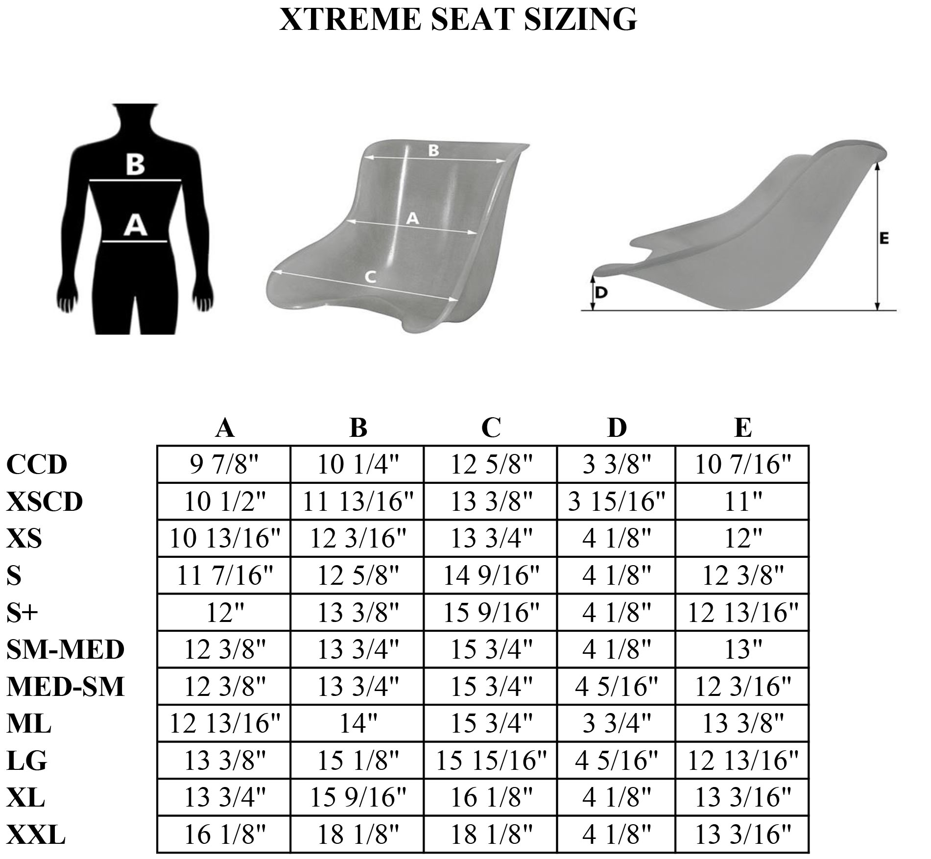 Xtreme Racing Seat, Flat Bottom, Extra Soft Flex - RLV