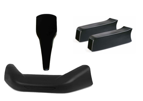 CIK/02 Nose, Cacao Panel & Side Pods Complete Set, Black - RLV
