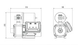 Eiiman Hot/Cold Water Permanent Magnet VFC Multi-Stage Centrifugal Pump 900W
