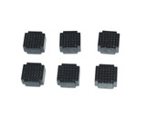 6 x Breadboard of 35 holes for Combined Breadboards: Black