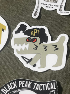 2" Dog Vinyl Sticker