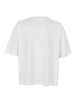 Biele Dámske Bavlnené tričko Ľúbené