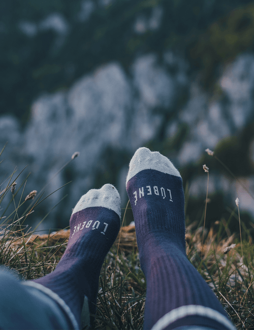 Turistické Ponožky šedé polofroté