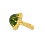 Cabochon Peridot Ring