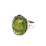 Cabochon Peridot Ring