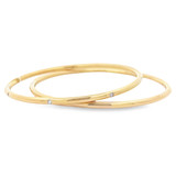 Full Round Bangle - 9CT Yellow Gold - 65CM