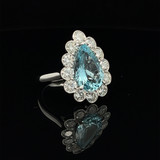 Revolution Aquamarine & Diamond Ring