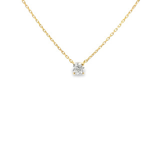 Claw Diamond Necklace - 0.31CT