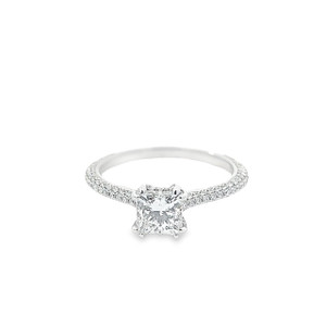 Princess Cut Diamond Halo Ring