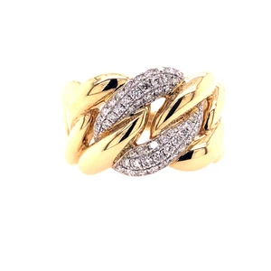 Diamond Link Ring