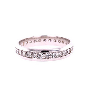 Beveled Edge Diamond Band