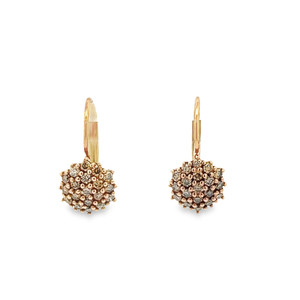 Australian Chocolate Diamond Starburst Earrings Australian Chocolate Diamond Starburst Earrings