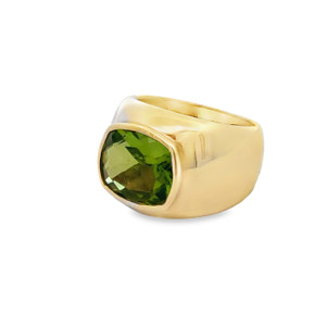 Peridot Cuff Ring