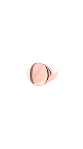 Bachini Medium Signet Ring - Rose Gold