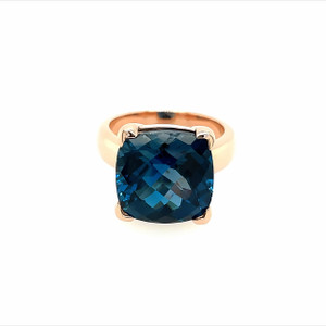 YOU! London Blue Topaz Ring