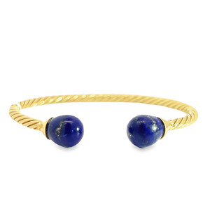 Twisted - Lapis Lazuli Bangle Twisted - Lapis Lazuli Bangle