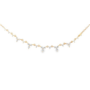 Diamond Princess Necklace - Rose Gold