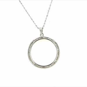 Diamond Circle Pendant