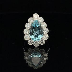 Revolution Aquamarine & Diamond Ring