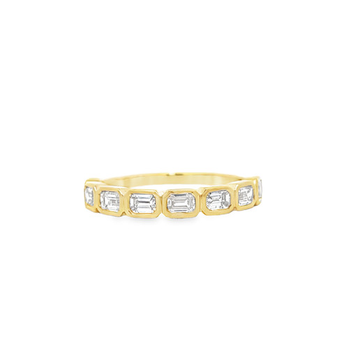 Bezel Emerald Band