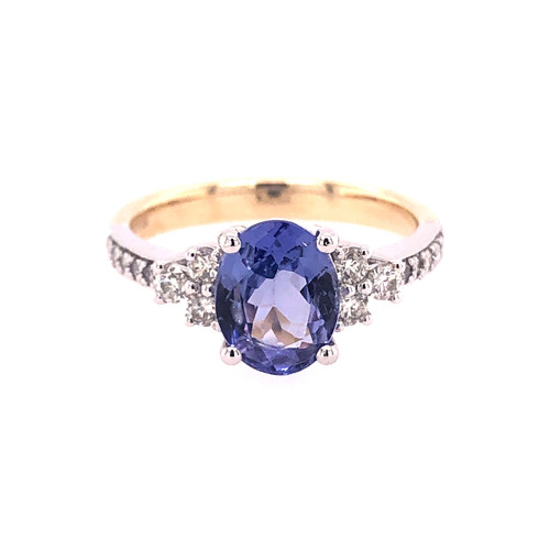 Tanzanite & Diamond Ring Tanzanite & Diamond Ring