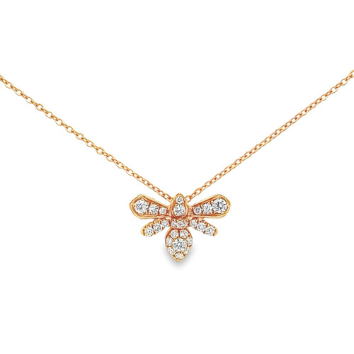 Diamond Bee Pendant