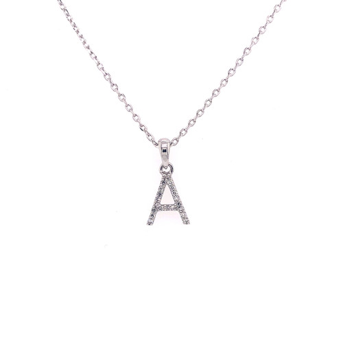 Diamond Initial Pendant Diamond Initial Pendant