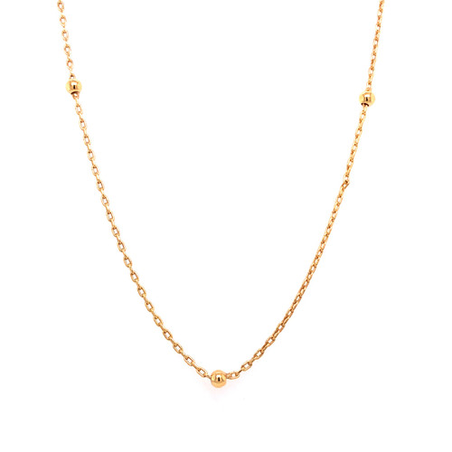 Oval Link Chain with Balls 50CM Oval Link Chain with Balls 50CM