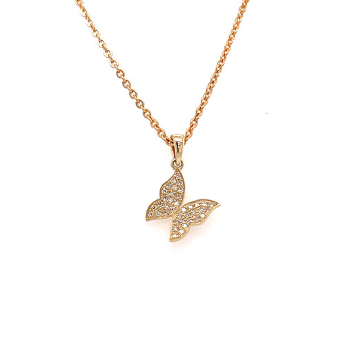 Diamond Butterfly Pendant Diamond Butterfly Pendant