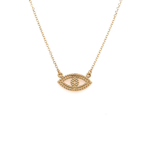 Open Evil Eye Necklace Open Evil Eye Necklace