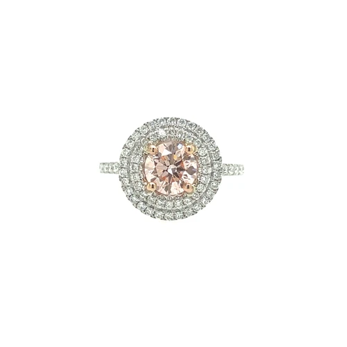Rose Pink Diamond Ring