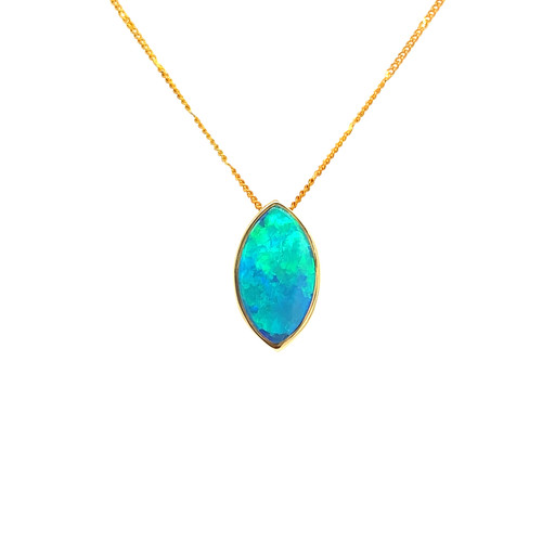 Marquise Opal Pendant
