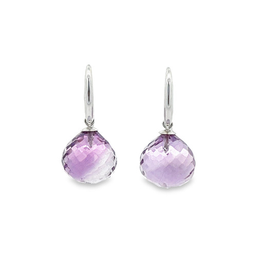 Faceted Amethyst Drops