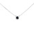 Bezel Sapphire Necklace