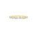 East-West Pear Mini Diamond Ring Yellow Gold