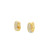 Perfect Pave Huggies - Yellow Gold