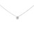 Bezel Diamond Necklace - 0.35CT